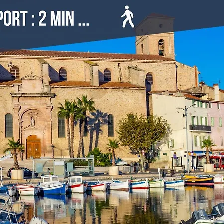 Sunny Duplex Classe 3 Etoiles Climatise A 2mn A Pieds Du Port Bylaconciergerie13 公寓 *